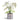 Caladium - Green White - Potted - Artificial