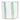 Paros Painted Plant Pot - Green Stripe