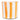 Paros Painted Plant Pot - Orange Stripe